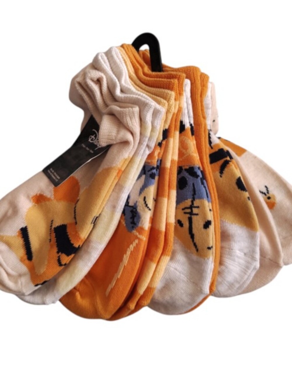 Disney Winnie The Pooh Halloween Low Cut Socks NWT 9 Pairs Orange Fall